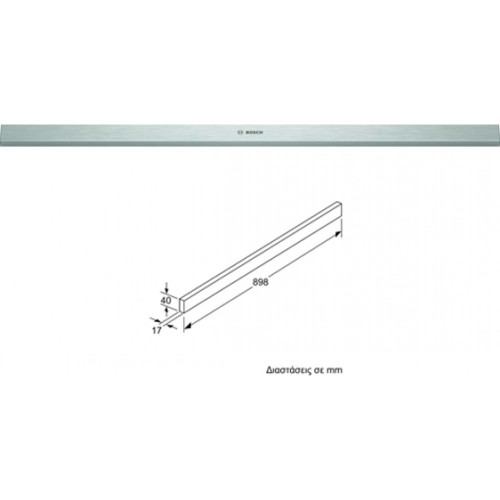 ΜΕΤΩΠΗ ΑΠΟΡΡΟΦΗΤΗΡΑ BOSCH DSZ4985 90CM INOX